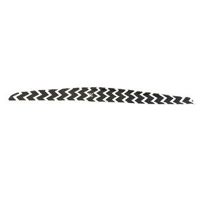 NWOT Tread Bands headband in a black & white chevron print with a tie/nonslip